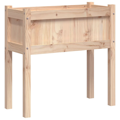Fioriere da Giardino 2 pz con Gambe in Legno Massello di Pino - homemem39