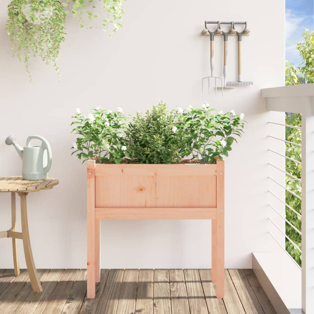 Fioriera Giardino con Gambe 70x31x70 cm Legno Massello Douglas | homemem39