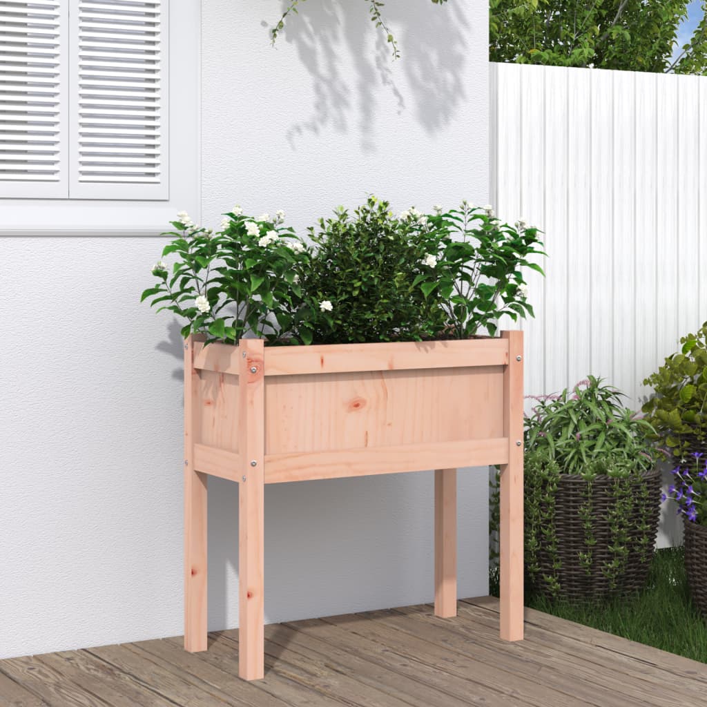 Fioriera Giardino con Gambe 70x31x70 cm Legno Massello Douglas | homemem39
