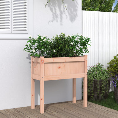 Fioriera Giardino con Gambe 70x31x70 cm Legno Massello Douglas | homemem39