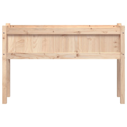 Fioriera Giardino con Gambe 110x31x70 cm Legno Massello Pino - homemem39