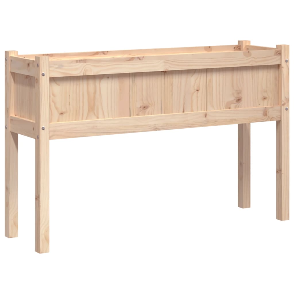 Fioriere da Giardino 2 pz con Gambe in Legno Massello di Pino | homemem39