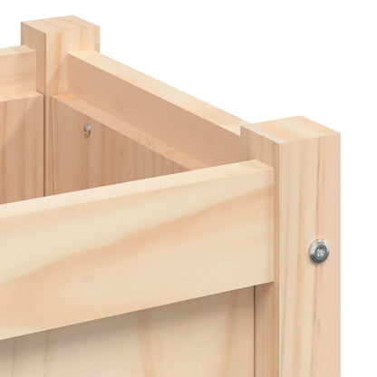 Fioriere da Giardino 2 pz con Gambe in Legno Massello di Pino | homemem39