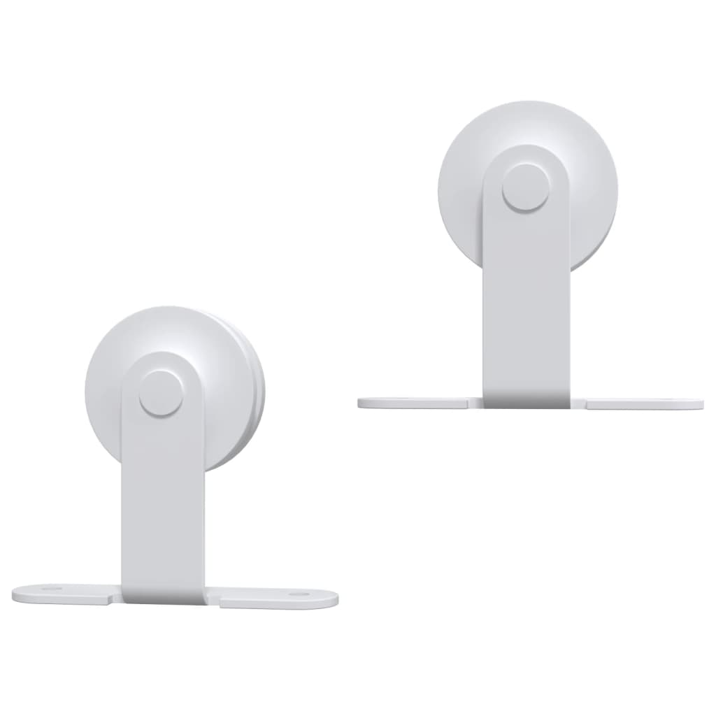 Porta Scorrevole con Set Hardware 90x210 cm Legno Massello Pino