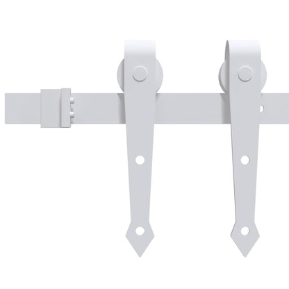 Porta Scorrevole con Set Hardware 85x210 cm Legno Massello Pino - homemem39