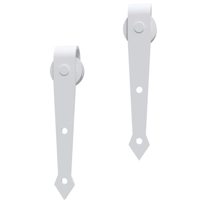 Porta Scorrevole con Set Hardware 85x210 cm Legno Massello Pino - homemem39