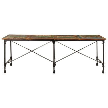 Tavolo da Pranzo 220x90x77 cm in Legno Massello di Recupero | homemem39