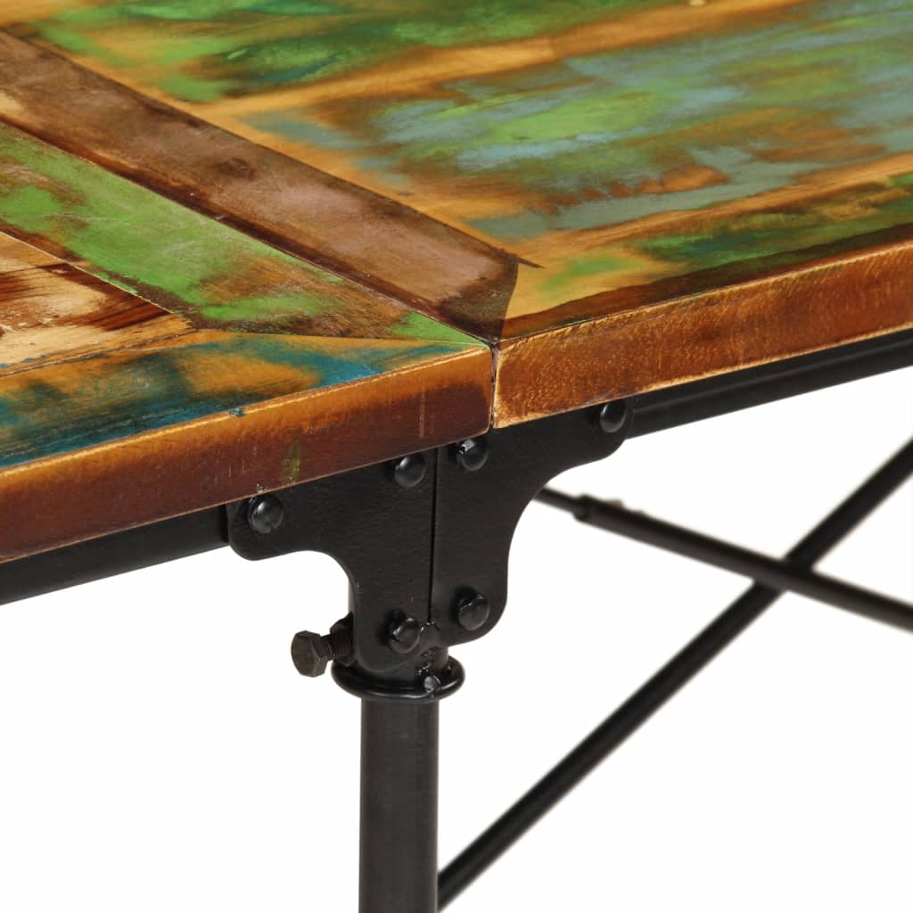 Tavolo da Pranzo 220x90x77 cm in Legno Massello di Recupero | homemem39