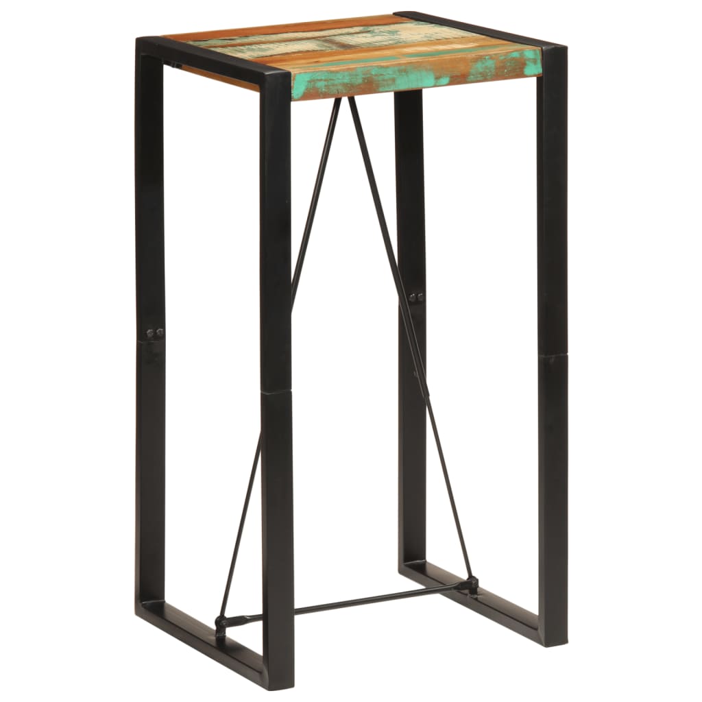 Tavolo da Bar 60x55x110 cm in Legno Massello di Recupero | homemem39