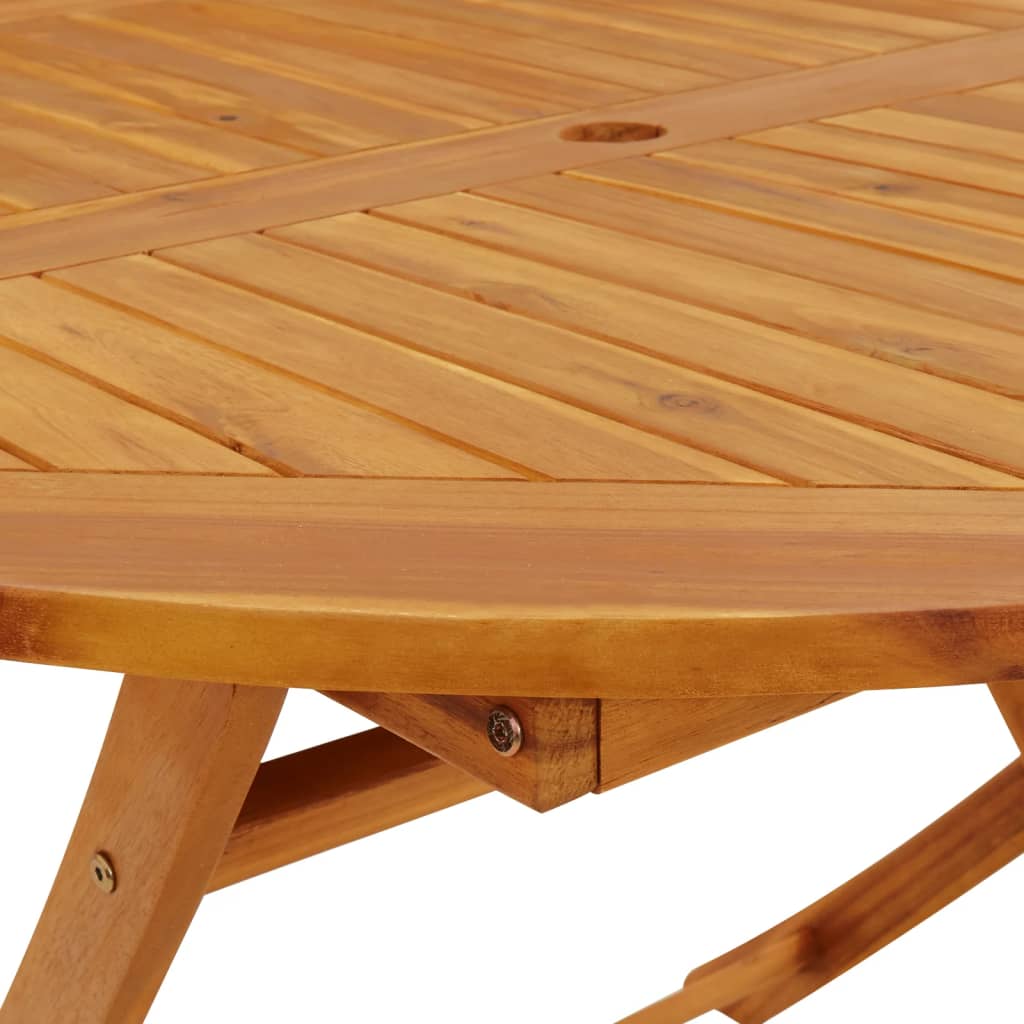 Set da Pranzo per Giardino 5 pz in Legno Massello di Acacia | homemem39