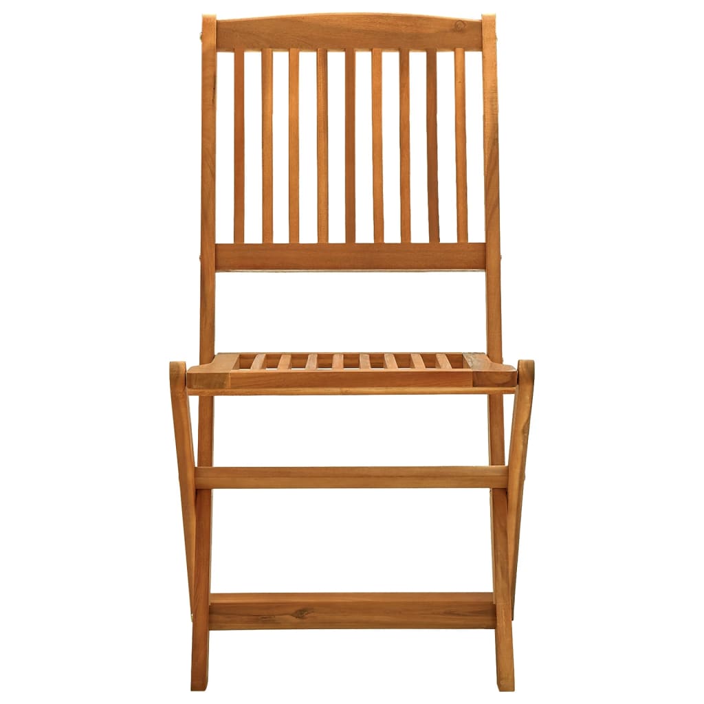 Set da Pranzo per Giardino 5 pz in Legno Massello di Acacia - homemem39