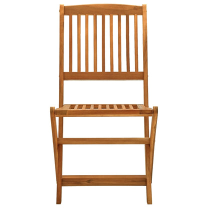 Set da Pranzo per Giardino 5 pz in Legno Massello di Acacia - homemem39