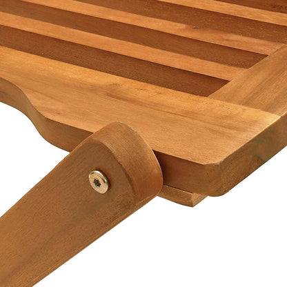 Set da Pranzo per Giardino 5 pz in Legno Massello di Acacia | homemem39