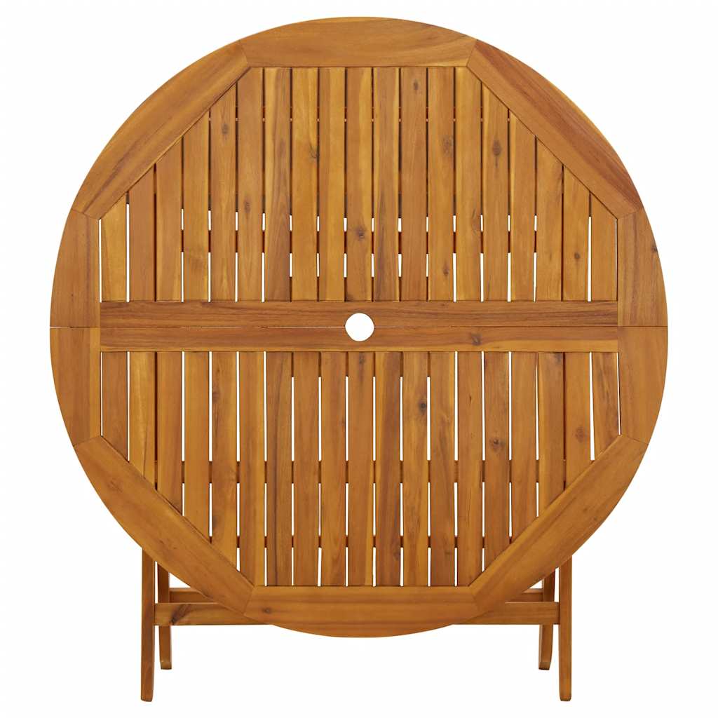 Set da Pranzo per Giardino 5 pz in Legno Massello di Acacia | homemem39