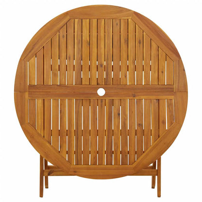 Set da Pranzo per Giardino 5 pz in Legno Massello di Acacia | homemem39
