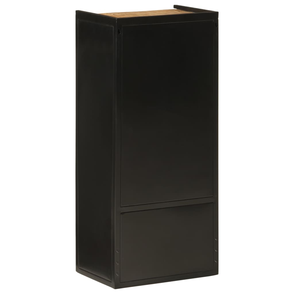 Mobile da Bagno 40x27x90 cm in Ferro e Legno Massello di Mango | homemem39