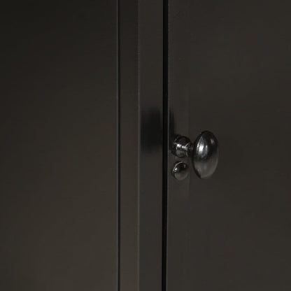 Mobile da Bagno 40x30x50 cm in Ferro e Legno Massello di Mango | homemem39