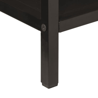 Tavolo Consolle 100x35x76 cm in Legno Massello di Mango e Ferro | homemem39
