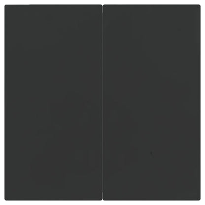 Set da Pranzo da Giardino 3 pz in Polyrattan e Acciaio