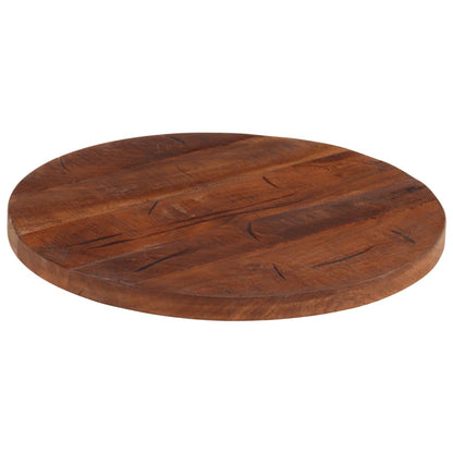 Piano per Tavolo Ø 50x3,8 cm Rotondo Legno Massello di Recupero | homemem39