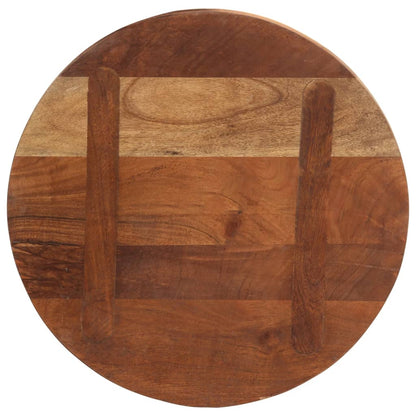 Piano per Tavolo Ø 50x3,8 cm Rotondo Legno Massello di Recupero | homemem39