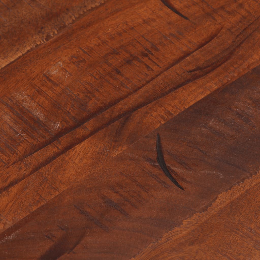 Piano per Tavolo Ø 50x3,8 cm Rotondo Legno Massello di Recupero | homemem39