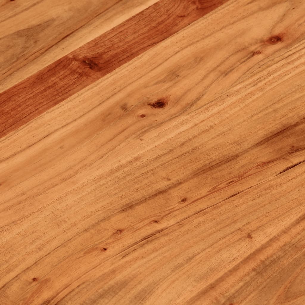 Piano per Tavolo Ø80x3,8 cm Rotondo in Legno Massello di Acacia | homemem39