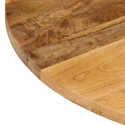 Piano per Tavolo Ø 60x2,5cm Rotondo in Legno Massello di Mango | homemem39