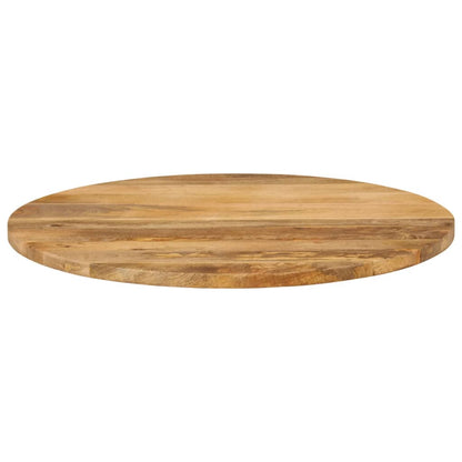 Piano per Tavolo Ø 70x3,8 cm Rotondo in Legno Massello di Mango | homemem39