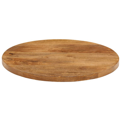 Piano per Tavolo Ø 40x3,8 cm Rotondo in Legno Massello di Mango | homemem39
