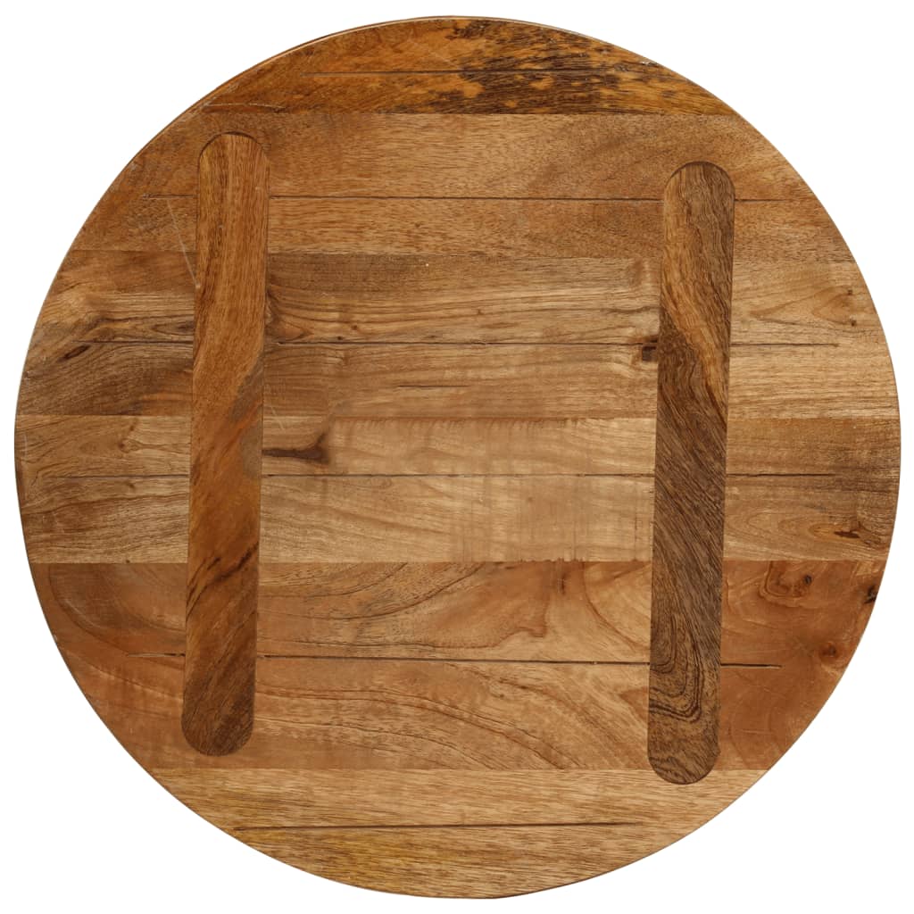 Piano per Tavolo Ø 40x3,8 cm Rotondo in Legno Massello di Mango | homemem39