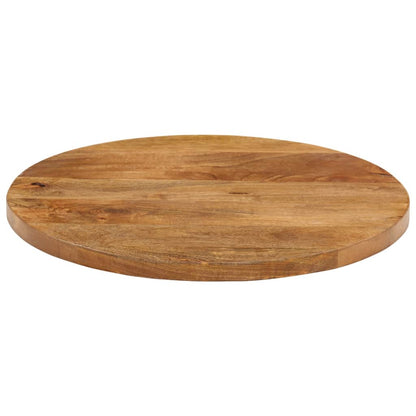 Piano per Tavolo Ø 60x2,5cm Rotondo in Legno Massello di Mango | homemem39