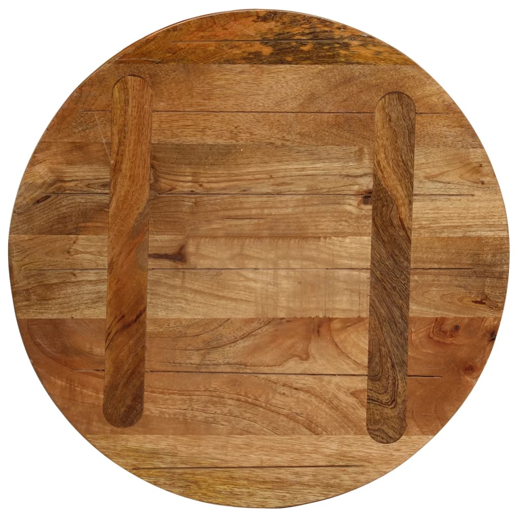 Piano per Tavolo Ø 60x2,5cm Rotondo in Legno Massello di Mango | homemem39