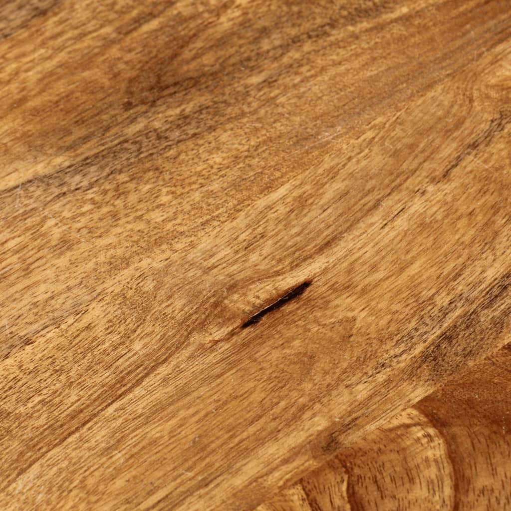 Piano per Tavolo Ø 60x2,5cm Rotondo in Legno Massello di Mango | homemem39