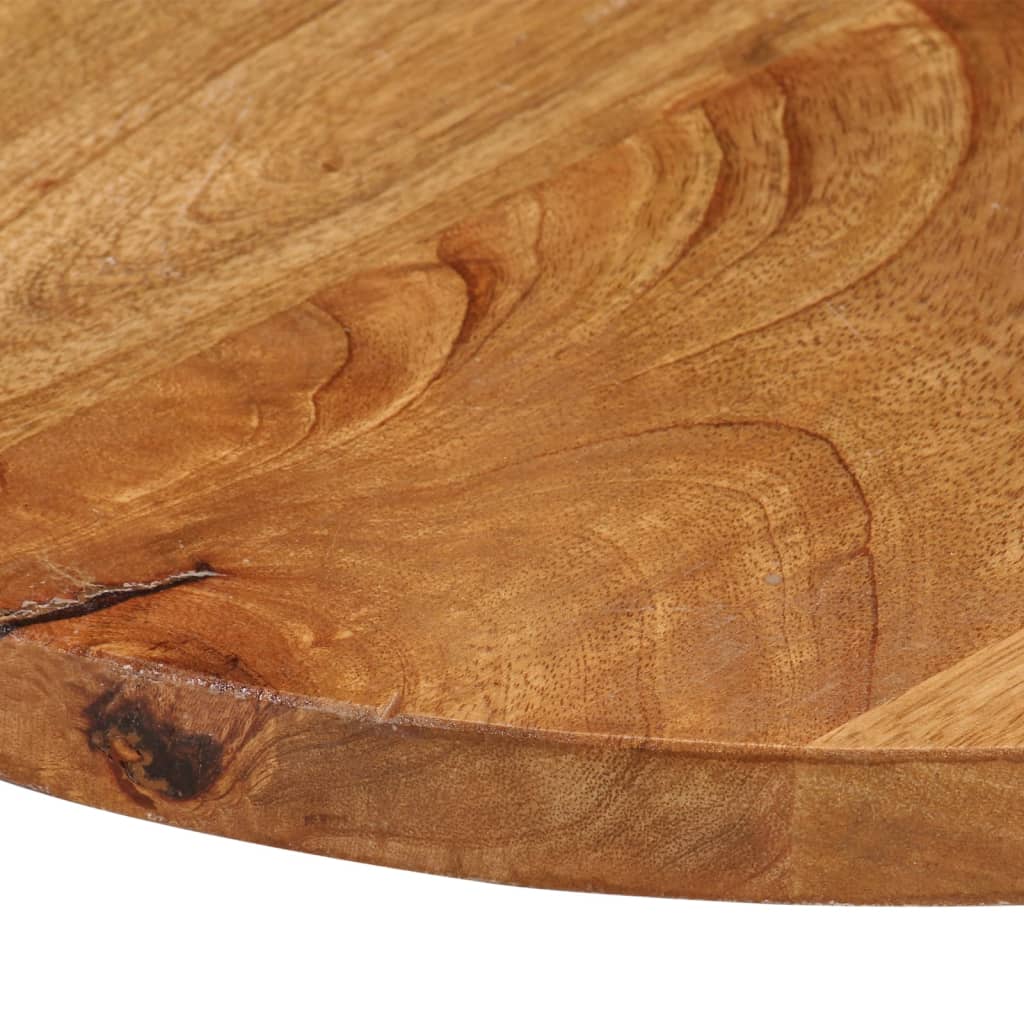 Piano per Tavolo Ø 70x3,8 cm Rotondo in Legno Massello di Mango | homemem39