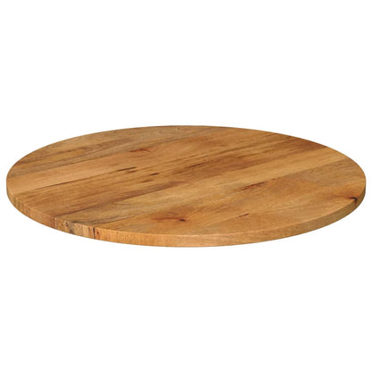 Piano per Tavolo Ø 80x3,8 cm Rotondo in Legno Massello di Mango | homemem39