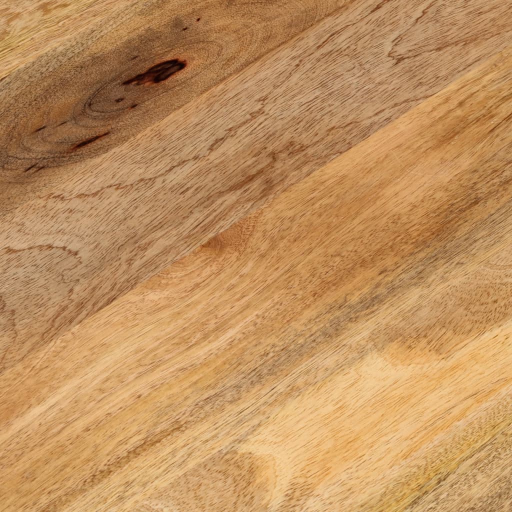 Piano Tavolo 90x40x2,5 cm Ovale in Legno Massello di Mango | homemem39