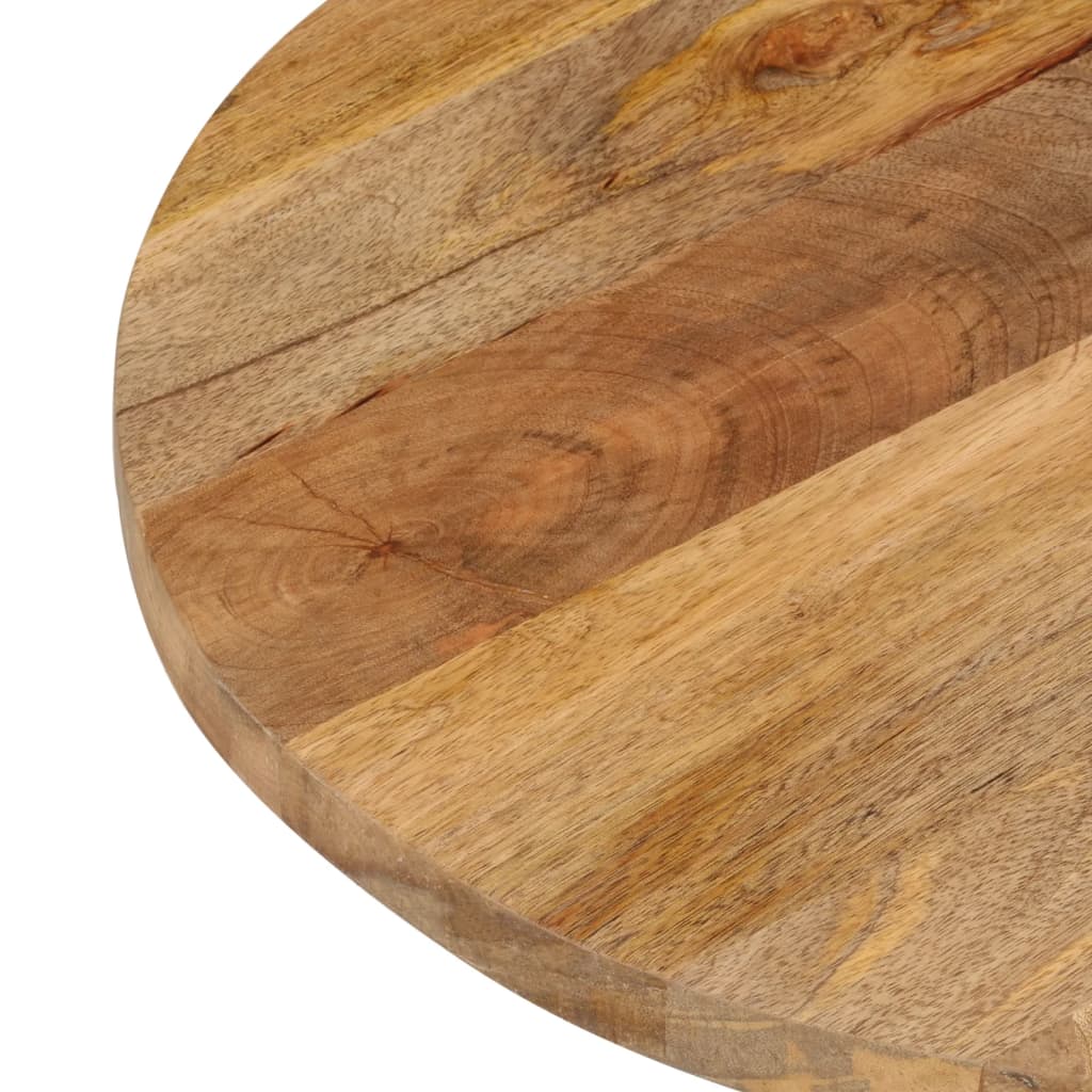 Piano Tavolo 100x50x2,5 cm Ovale in Legno Massello di Mango | homemem39