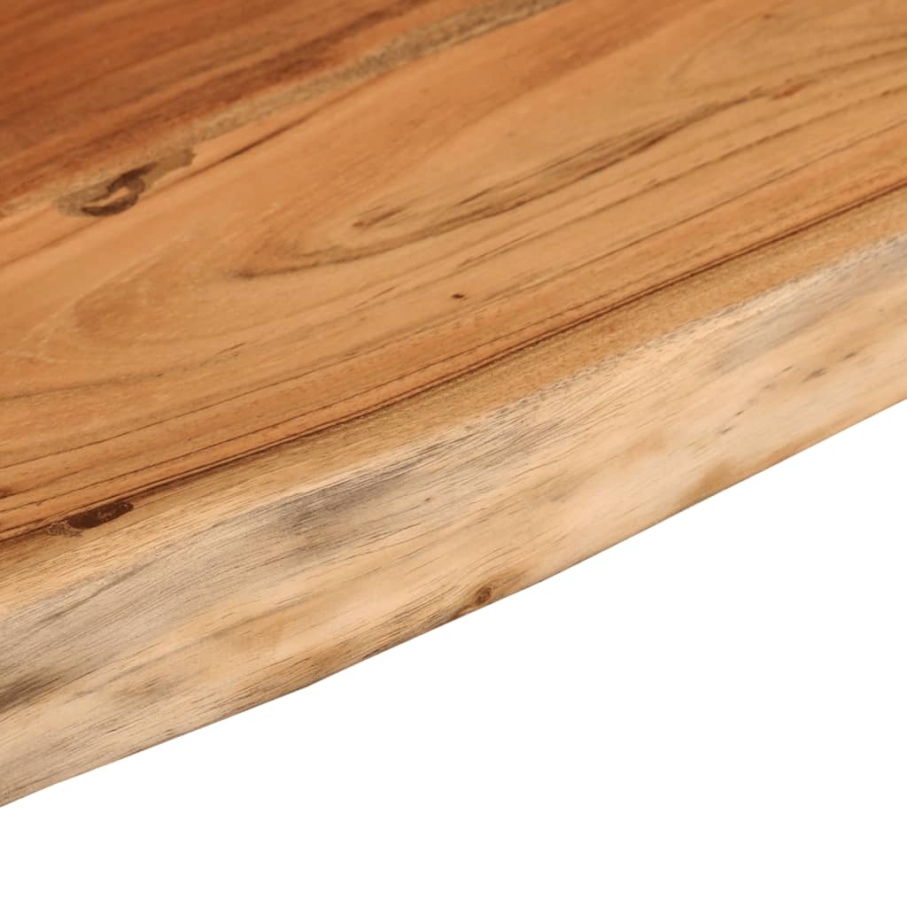 Mensola a Muro 50x20x3,8cm Rettangolare Legno Acacia Bordi Vivi | homemem39