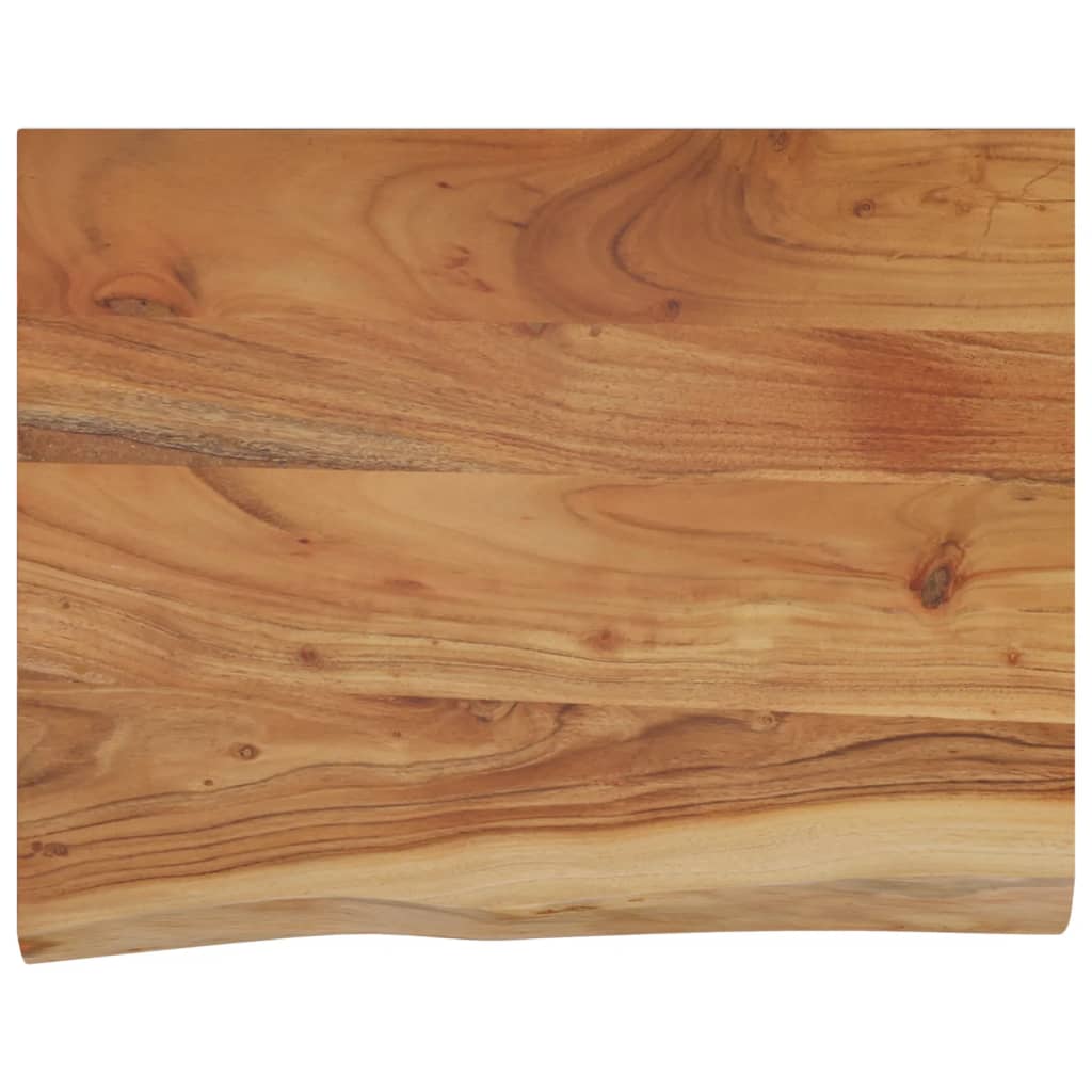 Mensola a Muro 40x30x3,8cm Rettangolare Legno Acacia Bordi Vivi | homemem39