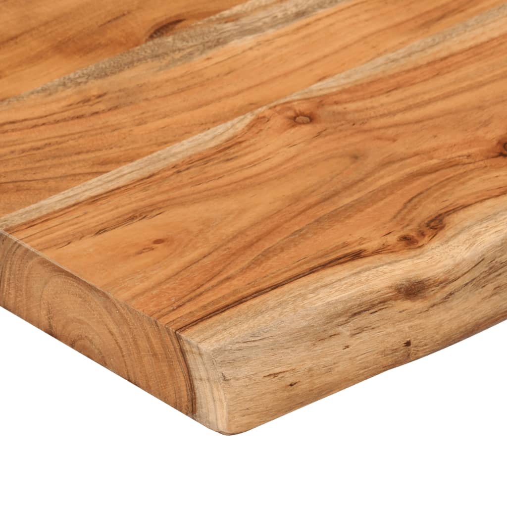 Mensola a Muro 60x30x3,8cm Rettangolare Legno Acacia Bordi Vivi | homemem39