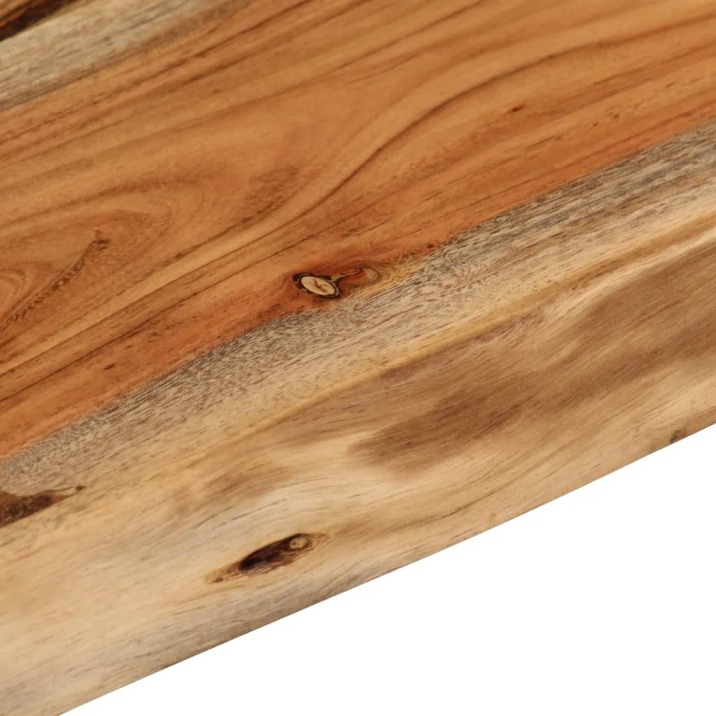 Mensola a Muro 60x40x3,8cm Rettangolare Legno Acacia Bordi Vivi | homemem39