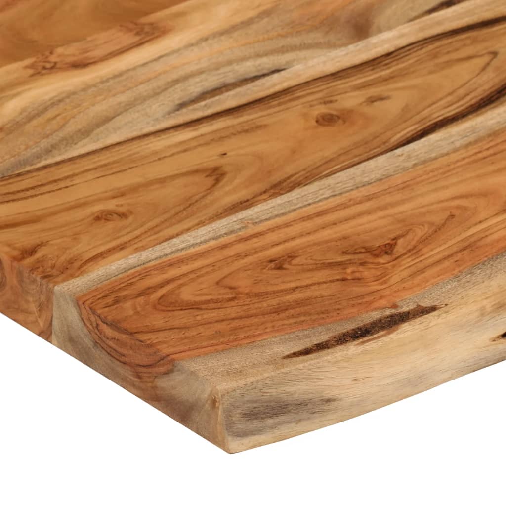 Mensola a Muro 60x40x3,8cm Rettangolare Legno Acacia Bordi Vivi | homemem39