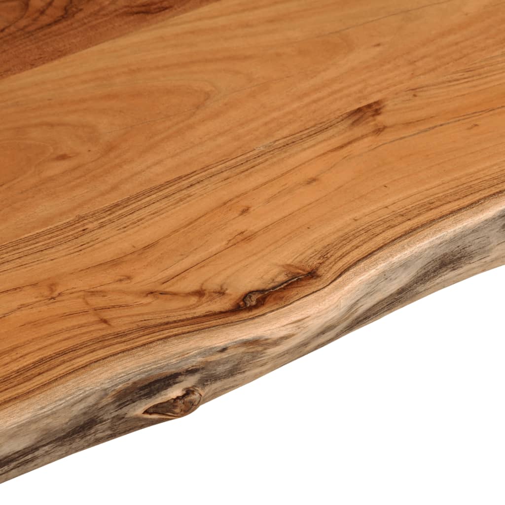 Piano Bagno 90x60x3,8 cm Rettangolare Legno Massello di Acacia | homemem39