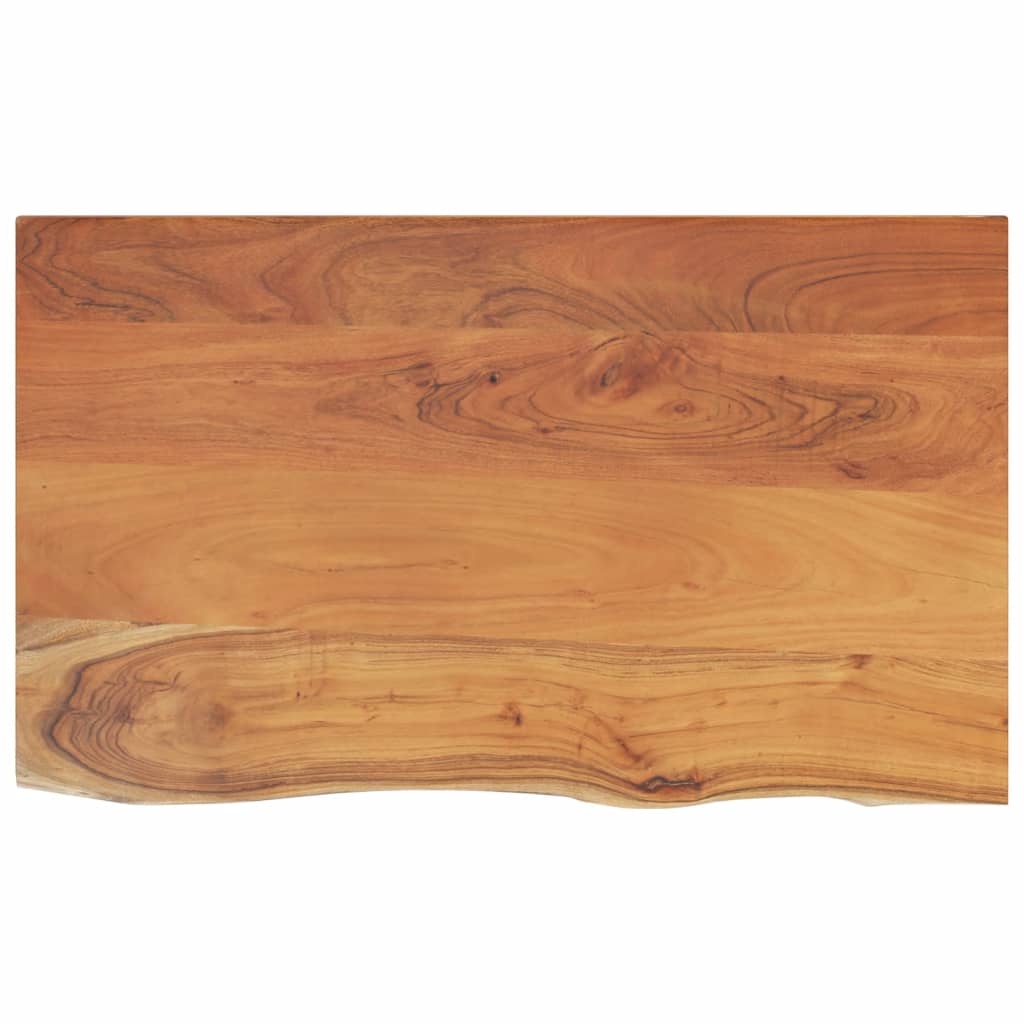 Piano Bagno 110x60x3,8 cm Rettangolare Legno Massello di Acacia | homemem39