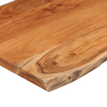 Piano Bagno 110x60x3,8 cm Rettangolare Legno Massello di Acacia | homemem39