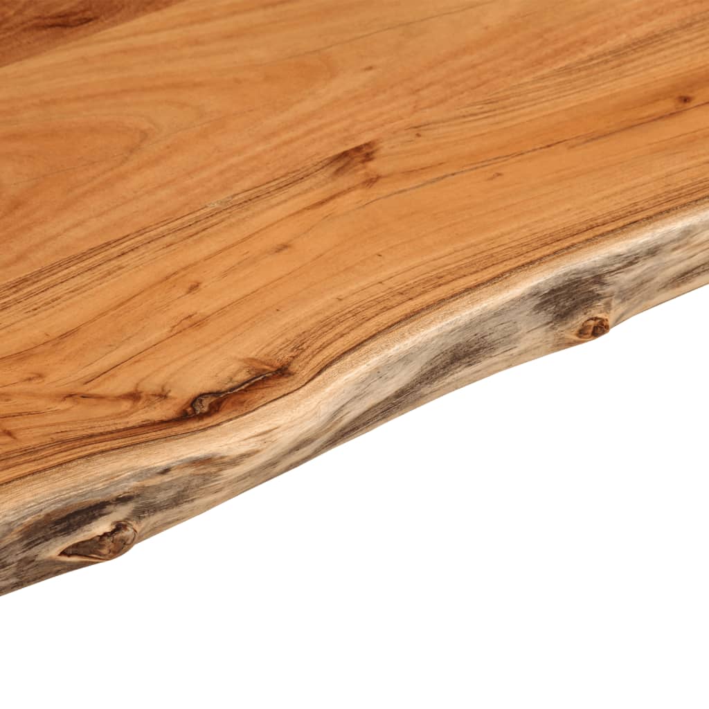 Piano Bagno 120x60x3,8 cm Rettangolare Legno Massello di Acacia | homemem39