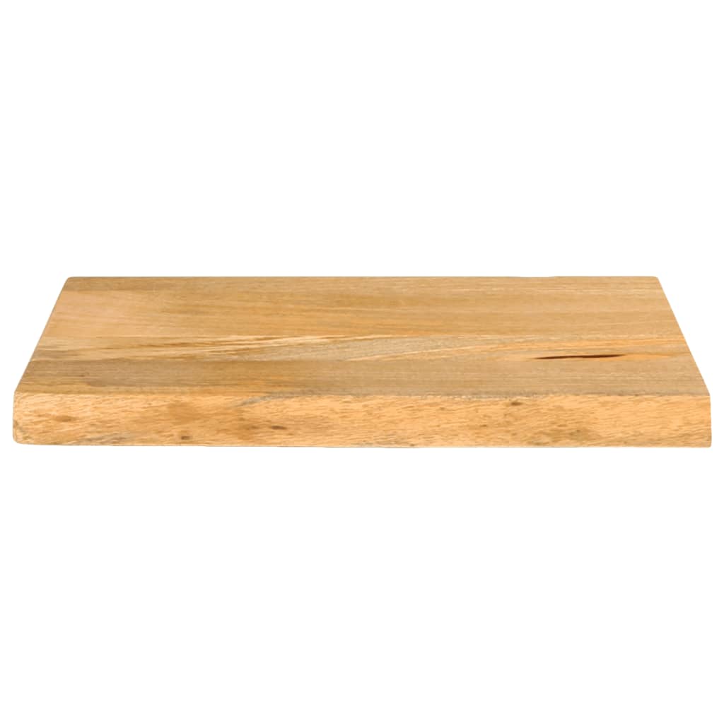 Piano Tavolo Bordi Vivi 60x20x2,5 cm in Legno Massello di Mango | homemem39