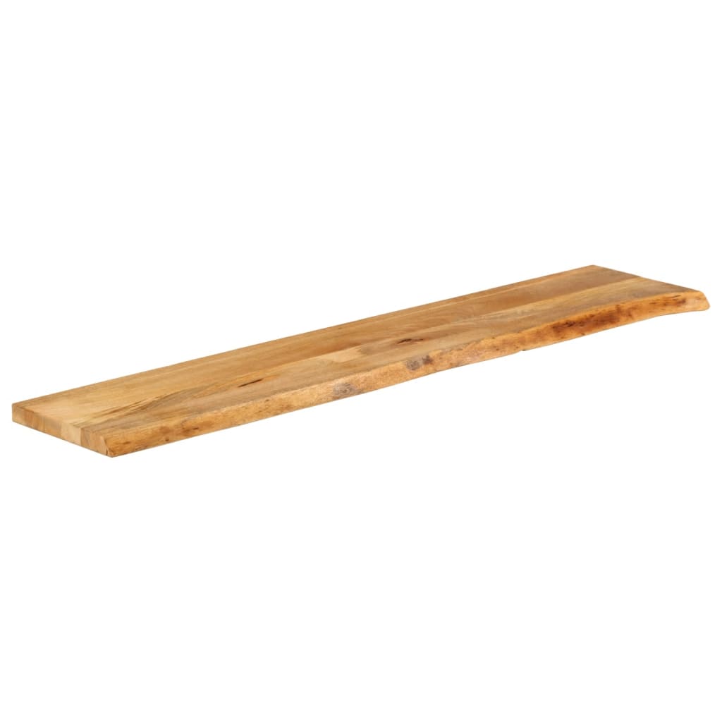 Piano Tavolo Bordi Vivi 180x40x3,8cm in Legno Massello di Mango | homemem39