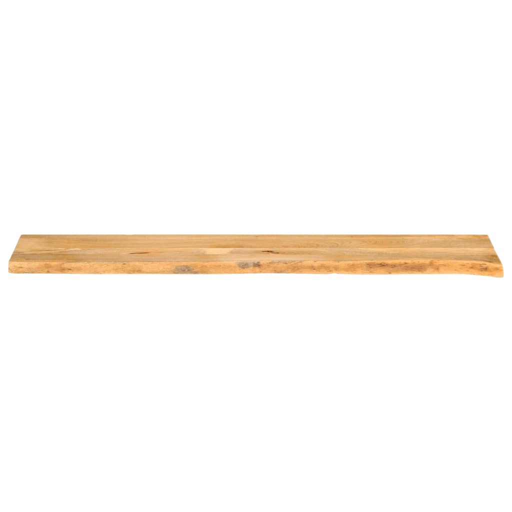 Piano Tavolo Bordi Vivi 180x40x3,8cm in Legno Massello di Mango | homemem39